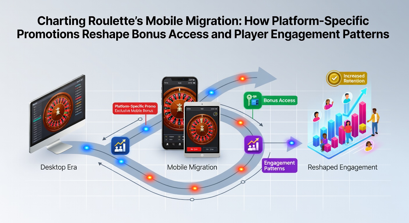 Mobile roulette screen displaying platform-specific bonus offers and player engagement metrics