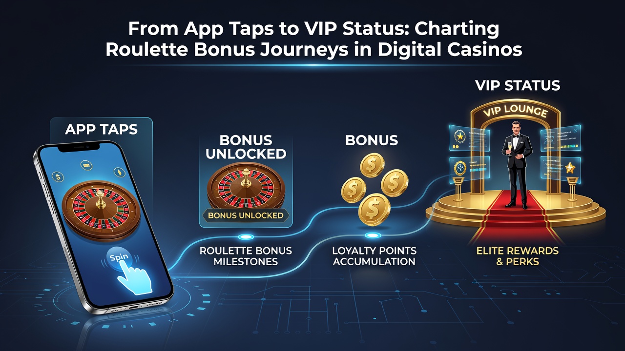 Loyalty dashboard displaying VIP tier progression with roulette bonus milestones and accumulated rewards