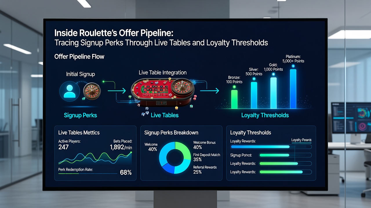 Live roulette dealer table interface displaying loyalty point accumulation meters