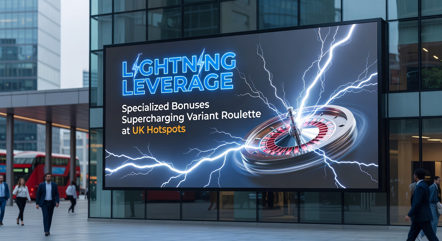 Dynamic Lightning Roulette wheel with glowing multipliers striking numbers during a high-stakes UK casino session