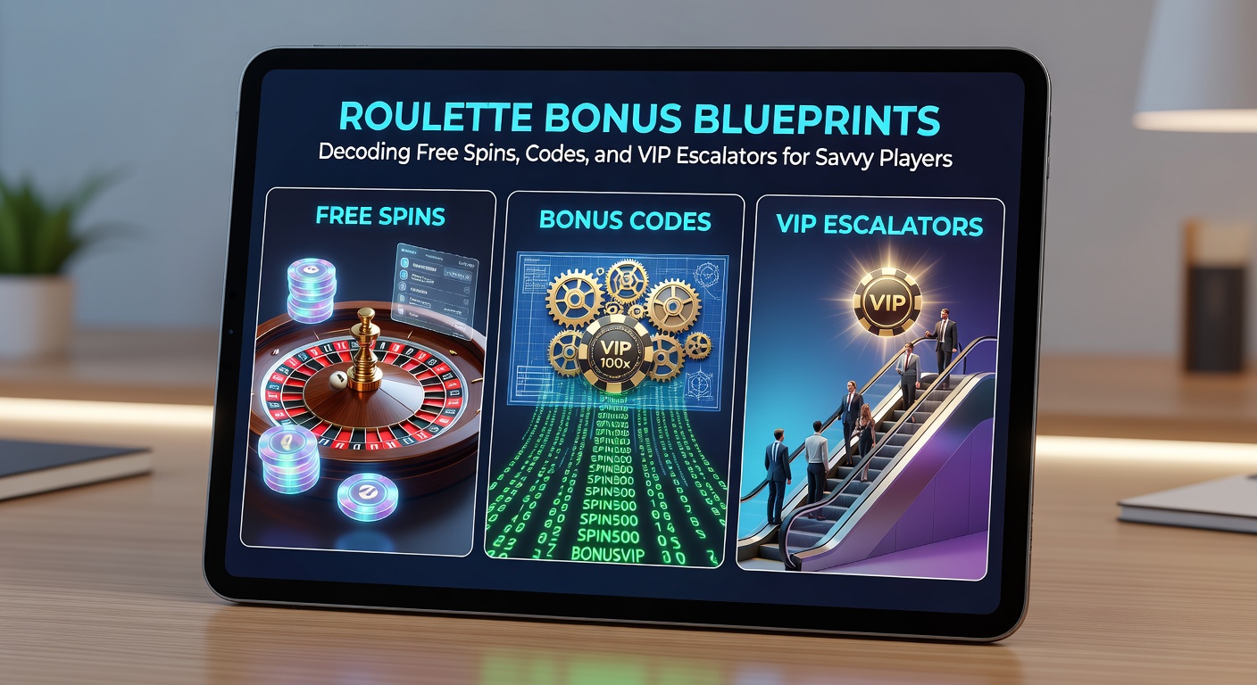 Stylized ladder ascending through VIP tiers with roulette chips and spinning wheels, illustrating bonus escalation paths