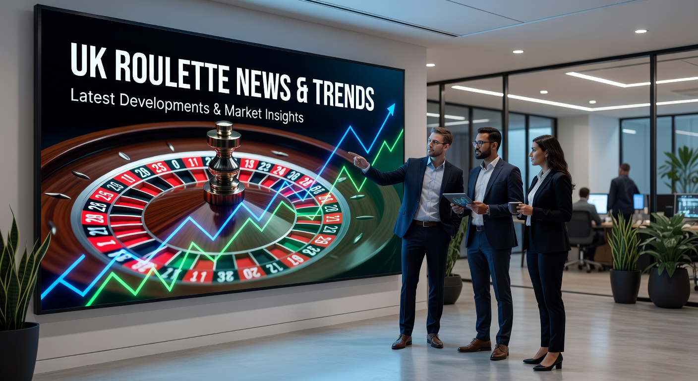 Digital roulette wheel spinning amidst UK Gambling Commission regulatory documents, symbolizing 2026 changes in online casino operations