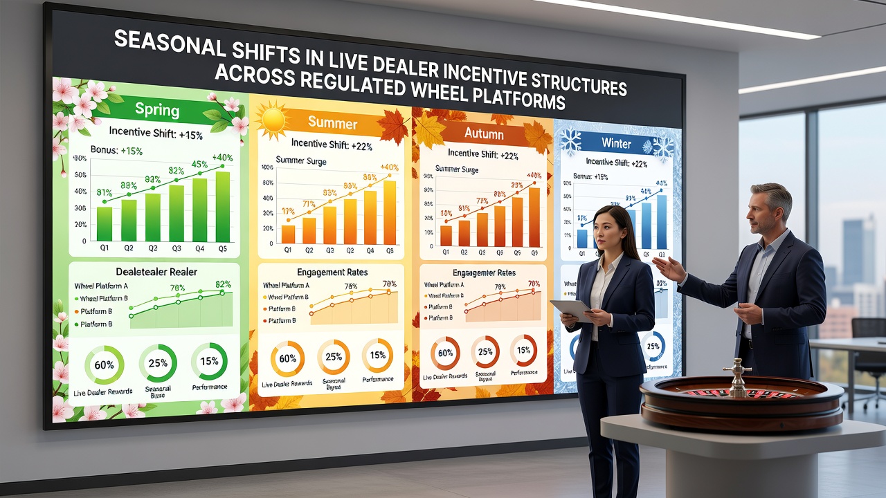 Seasonal live dealer roulette promotions displayed across regulated platform interfaces