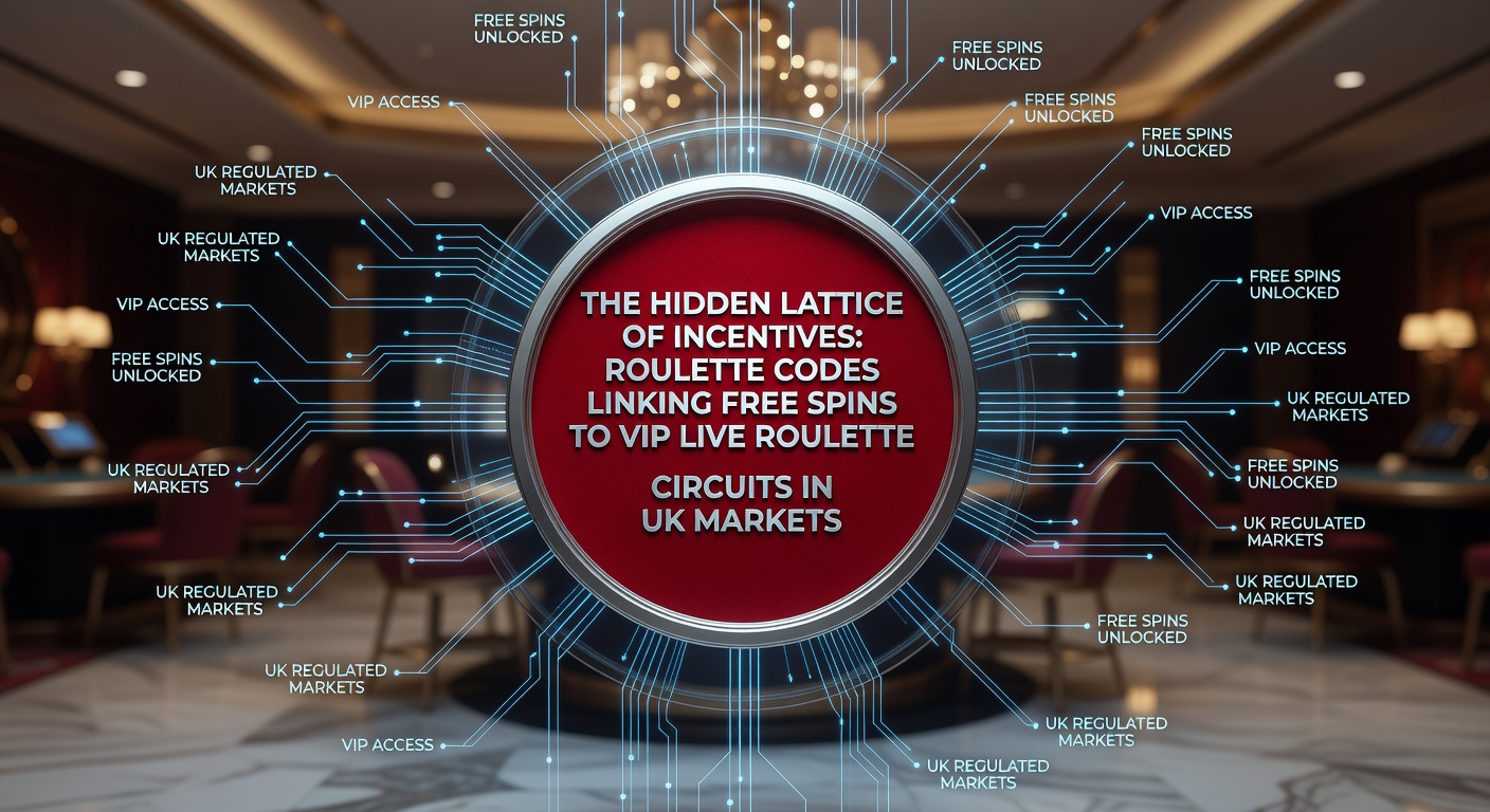 Network diagram showing roulette promo codes linking free spins to VIP live circuits