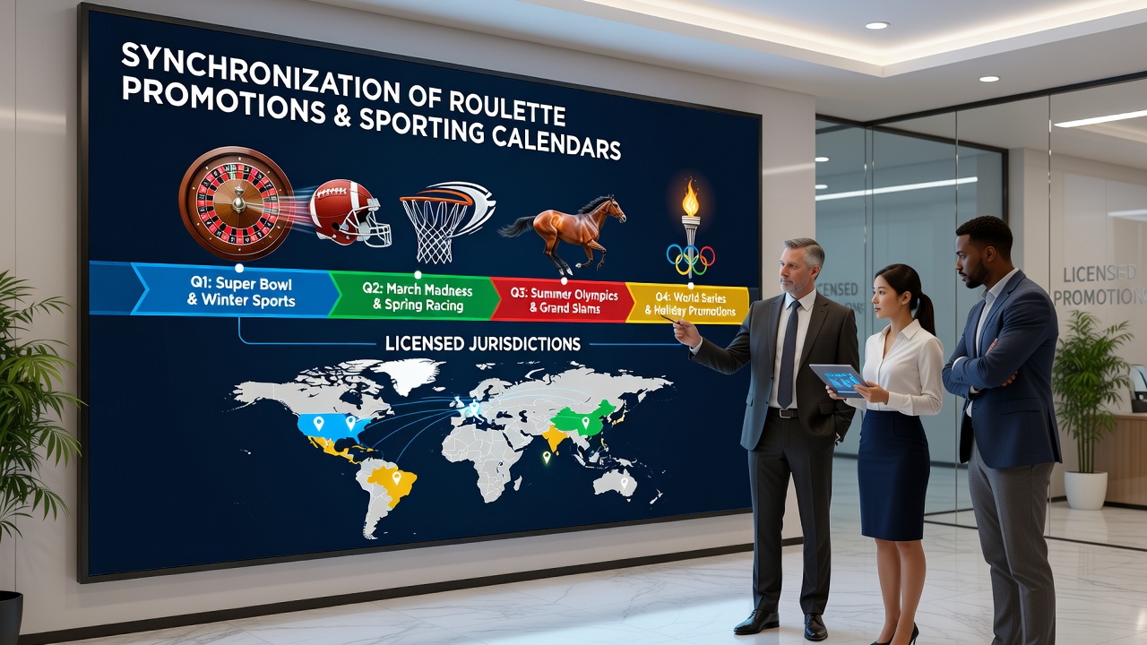 Infographic showing roulette bonus timelines aligned with sports events like World Cup and Olympics