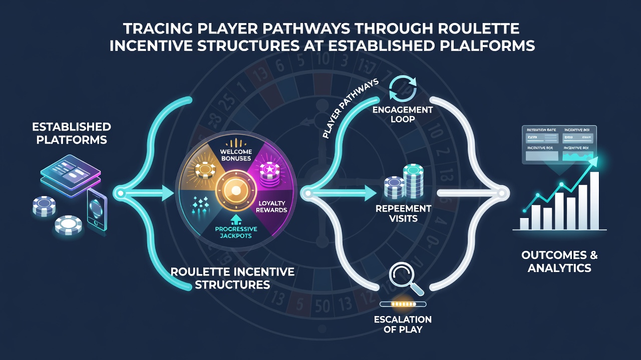 Infographic of layered roulette incentive tiers from welcome bonuses to VIP status
