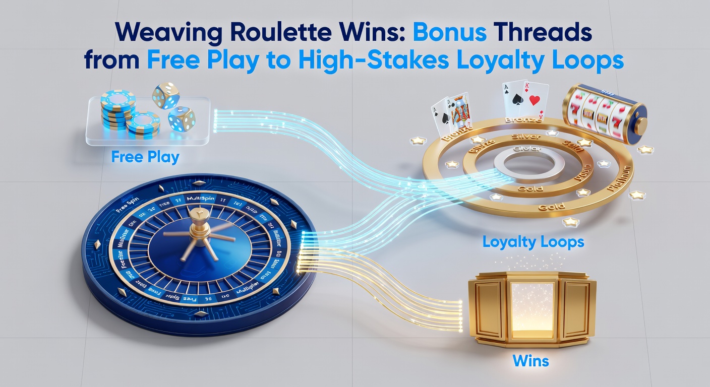Close-up of intertwined golden threads forming a roulette bonus ladder, from base free play levels rising to pinnacle high-stakes loyalty crowns